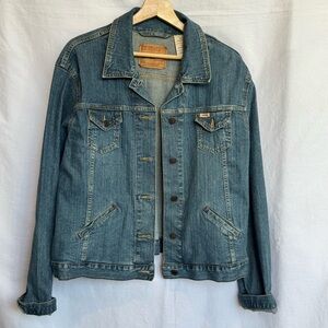 LEVI Strauss Signature Jean Jacket Women’s LARGE Pre-owned In Good Condition,